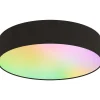 Älykattoplafondi Smart Ø30cm RGB + 3000-6500K musta - Calex Online