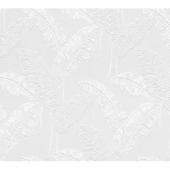 Maalattava tapetti Patent Decor Green 5732, 0,75x10,05m, kasvi, valkoinen - Tapetit.fi Discount