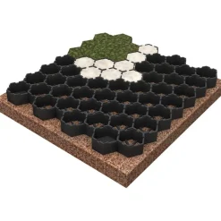 Maaperäkenno Gardenedge Grid 40, 52x52x4cm - JABO Outlet