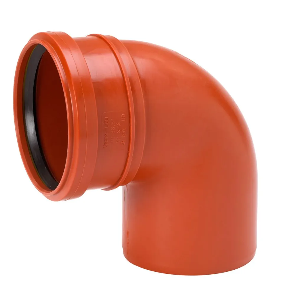 Uponor Maaviemärin kulmayhde PVC 250x87,5° Discount