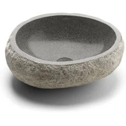Bathco Malja-allas Manaos S Ø300-400mm, luonnonkivi, harmaa Online