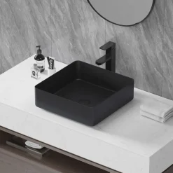 Bathlife Malja-allas Skatt 40, 406x406mm, musta/rst Sale