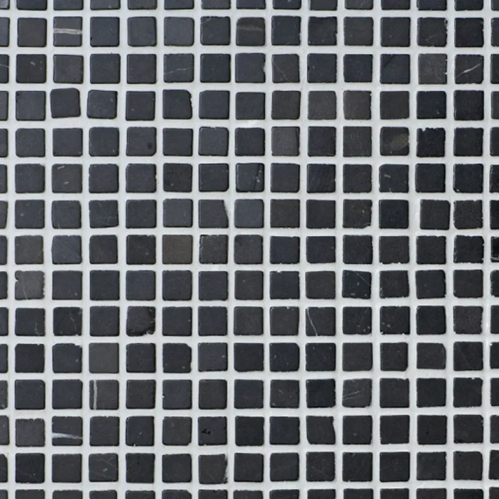 Marmorimosaiikki Square Gray, verkolla, 20 x 20 mm - Qualitystone Best