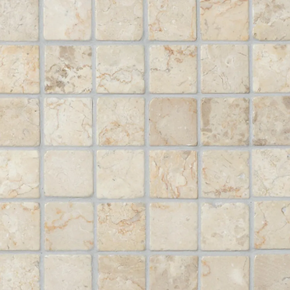 Qualitystone Marmorimosaiikki Square White, verkolla, 50 x 50 mm Discount