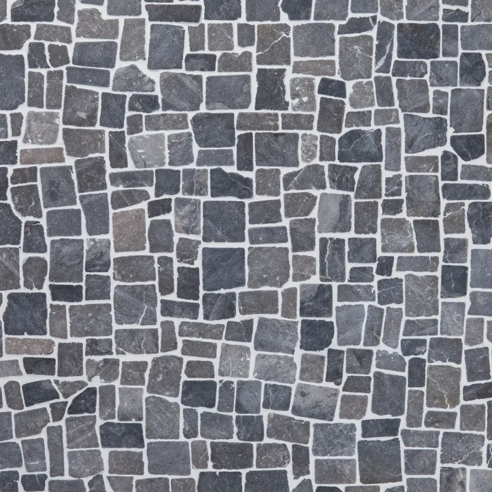 Qualitystone Marmorimosaiikki Roman Gray, verkolla, vapaa mitta New