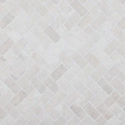 Qualitystone Marmorimosaiikki Herringbone White, 30 x 60 mm Outlet
