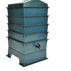Matokompostori 4 tarjottimella, 42x42x60 cm - FinePRICE Outlet