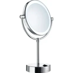 Meikkipeili Dual light pyöreä valolla vapaasti seisova - Smedbo Outlet