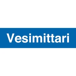 Merkintäkilpi "Vesimittari", 20x5cm - Suomen Turvakauppa Hot