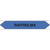 Suomen Turvakauppa Merkintätarra/putkistotarra "Raitisilma", 16x2.5cm, 5kpl Outlet