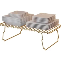 Metallinen pöytähylly Dolap Ici Organizer, 15x19x42cm, kulta - Linento Furniture Hot