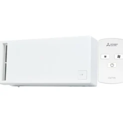 Mitsubishi Electric Mini-ilmanvaihtolaite Lossnay VL-50SR2-E, ilmavirta 15-51m³/h, IR-kaukosäädin, kiinteä sähkönsyöttö Discount
