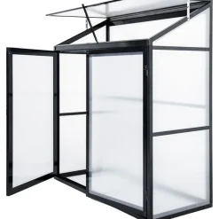 Minikasvihuone Havsvik, 130x55x140cm, musta - Lykke Sale