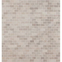 Mosaiikkilaatta Brick Mini White, 20x40mm - Qualitystone Discount
