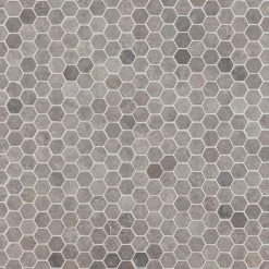Qualitystone Mosaiikkilaatta Hexagon Mini Light Grey, 30x30mm Best