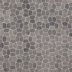 Qualitystone Mosaiikkilaatta Pentagon Mini Light Grey, 30x50mm Sale