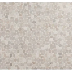 Qualitystone Mosaiikkilaatta Pentagon Mini White, 30x50mm Hot