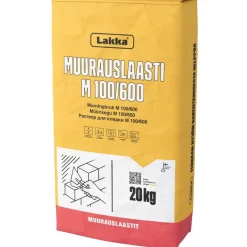 Muurauslaasti Lakka M100/600, 20kg - Lakka Rakennustuotteet Best