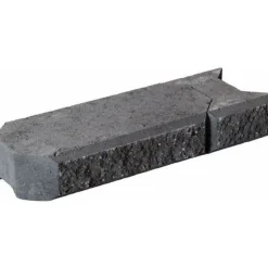 Rudus Muurikivi Aitakivi kansipari 560x200x100 mm sileä musta Clearance