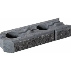 Rudus Muurikivi Aitakivi peruspari 560x200x100 mm sileä musta New
