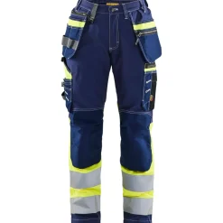 Naisten riipputaskuhousut 7196 Highvis Stretch - Blåkläder New