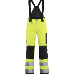 Naisten talvihousut 7885 Highvis huomiokeltainen/musta - Blåkläder Online