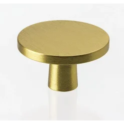 Beslag Design Nuppivedin Plato Ø42x24 mm harjattu messinki Discount