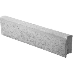 Nurmikon reunakivi Lakka 600x135x80 mm harmaa - Lakka Rakennustuotteet