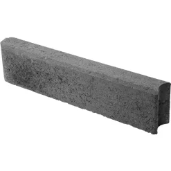 Nurmikon reunakivi Lakka 600x135x80 mm musta - Lakka Rakennustuotteet Discount