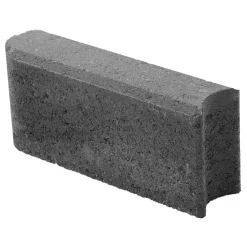 Nurmikon reunakivi Lakka 300x135x80 mm musta - Lakka Rakennustuotteet Online