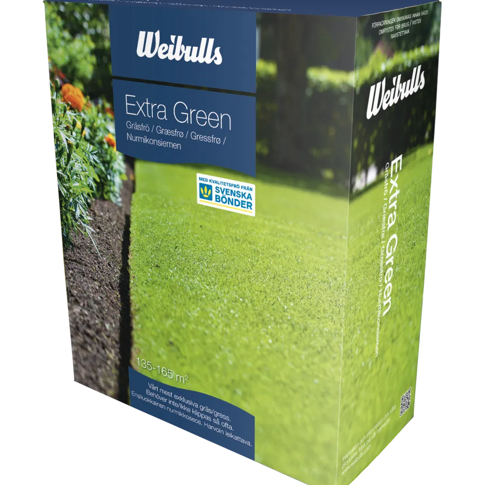 Nurmikonsiemenet Extragreen 3kg - Weibulls Discount