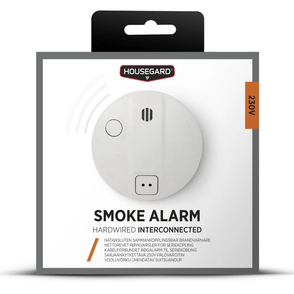Housegard Optinen palovaroitin SA411S, 230V Outlet