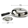 Ovikello 680 35-65mm niklattu - Habo