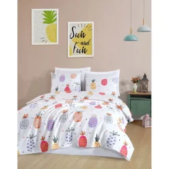 Linento Parivuoteen päiväpeitto + 2 tyynyliinaa Iva, 200x230cm + 50x70cm, monivärinen Hot