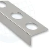 Euroshrink Parvekelistan ulkokulmapala alumiini e-280a, 55mm, harmaa Hot