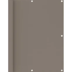 FinePRICE Parvekkeen suoja harmaanruskea 120x400 cm oxford kangas