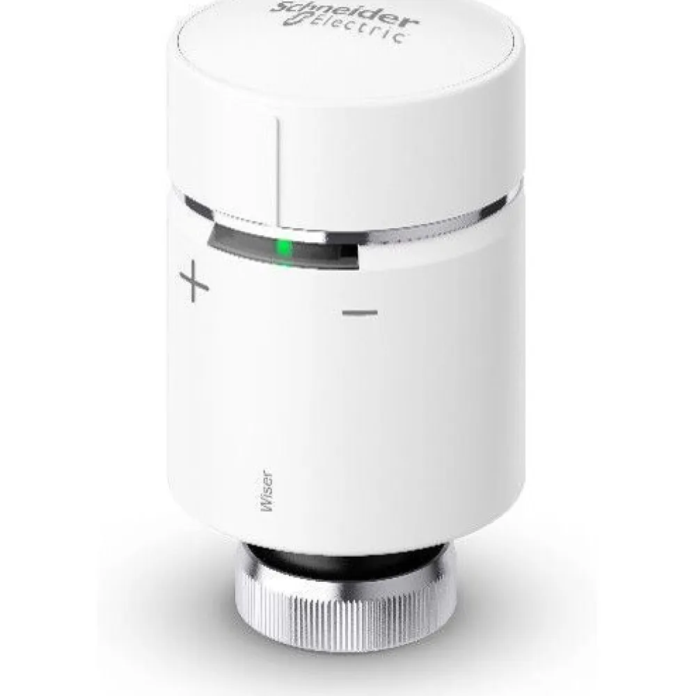 Patteritermostaatti Wiser iTRV, valkoinen - Schneider Electric Hot