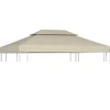 Paviljongin kangaskatto 310g/m² beige 3x4m - FinePRICE