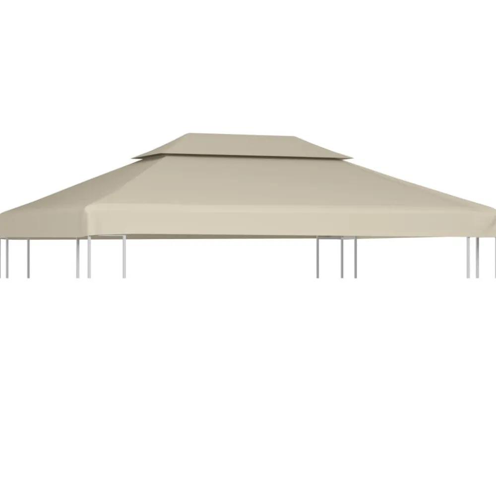 Paviljongin kangaskatto 310g/m² beige 3x4m - FinePRICE