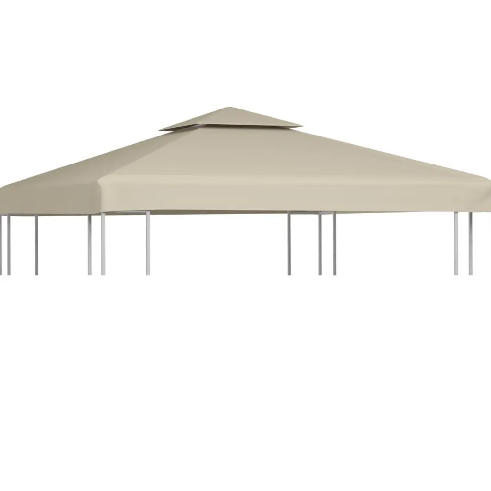 Paviljongin kangaskatto 310g/m² beige 3x3m - FinePRICE Hot