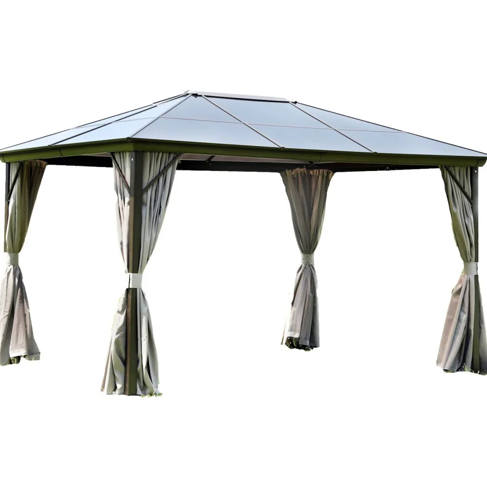 Home4you Paviljonki Sunset, 3x4m, ruskea/vaaleanbeige Discount