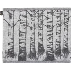 Jokipiin Pellava Pefletti Koivikko 45x55 cm valkoinen/musta Outlet