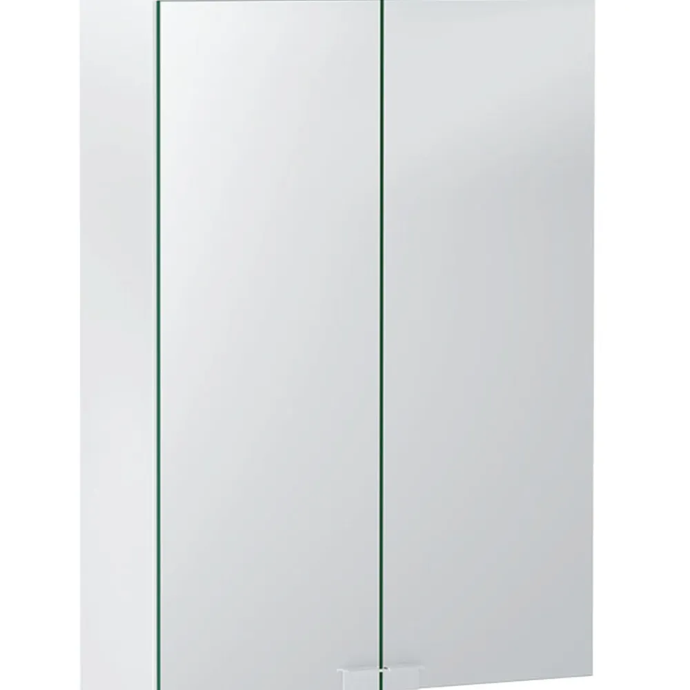 Peilikaappi LED-valolla Option Basic, pistorasia, valkoinen, eri kokoja - Geberit New
