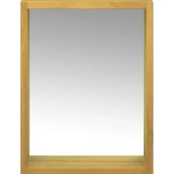 Peilikaappi 30x10x40 cm täysi tiikki (38243) - FinePRICE Best
