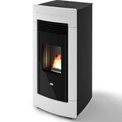 Pellettitakka Laura 12.5kW, valkoinen - Eva Calòr Clearance