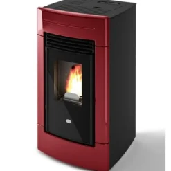 Pellettitakka Sofia 8kW, punainen - Eva Calòr Sale