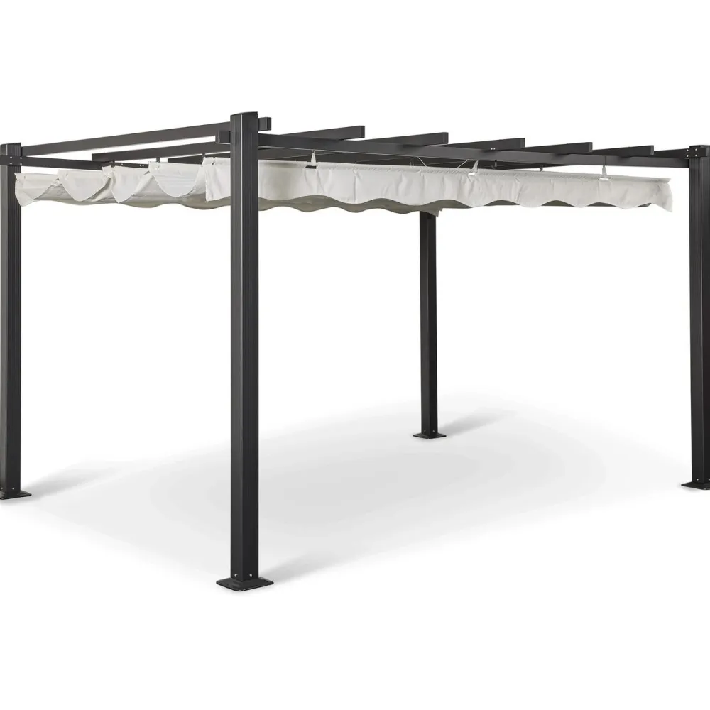 Pergola Sunset, 3 x 4 m, harmaa - Baltic Garden Clearance