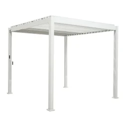 Home4you Pergola Mirador-111, 300x400cm, valkoinen