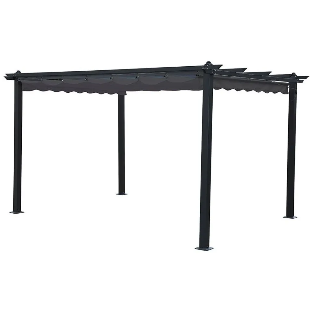 Landskap Pergola Skugga, musta, eri kokoja Hot