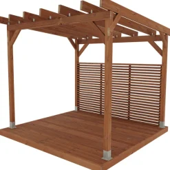 Miljöökoriste Pergola , ruskea, eri mittoja